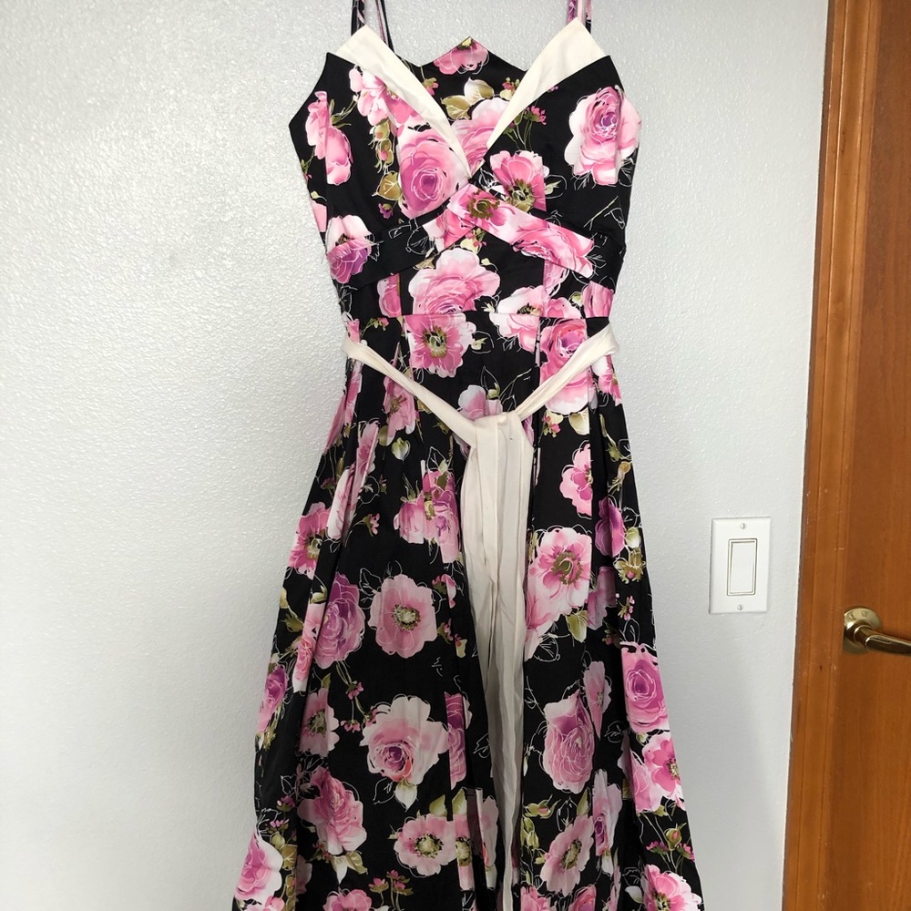 Unique Vintage Spring Swing Dress